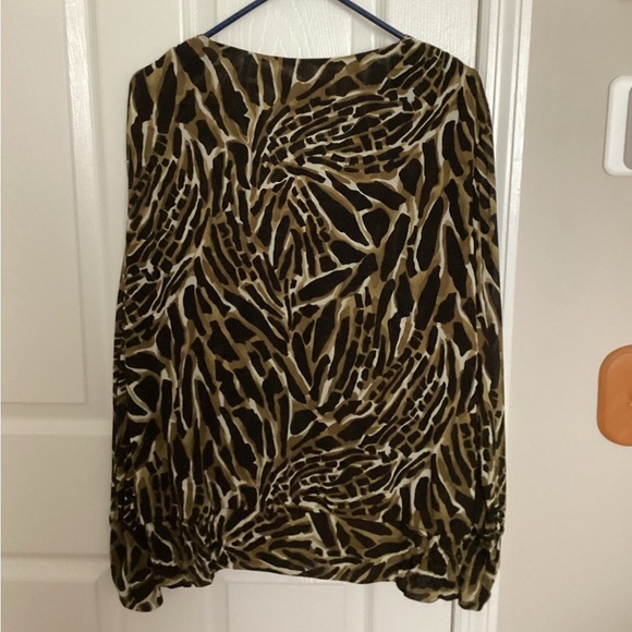 Marc Brouwer Vintage Animal Print Top - Picture 6 of 8